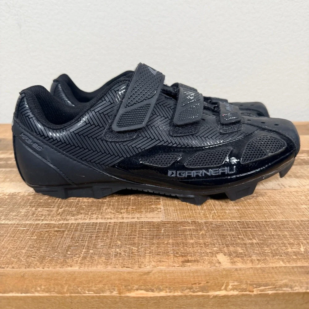 Louis Garneau HRS-80 MTB Cycling Bike Shoes‎ Womens 9.5 41 Black Multi Airflex